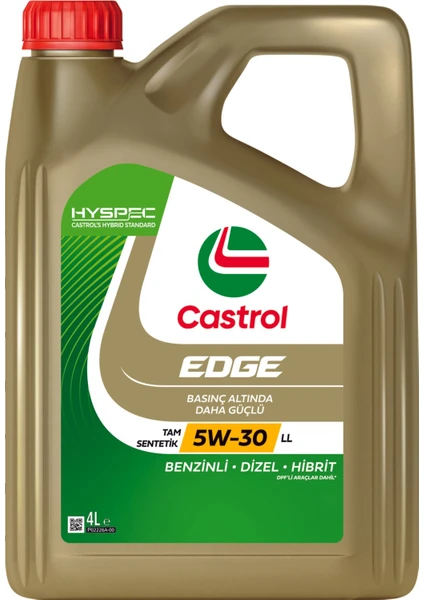 Castrol Edge 5W-30 LL 4 Litre Motor Yağı